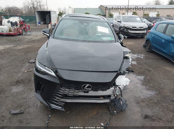 2T2BAMCA9SC120191 2025 LEXUS RX 350 Black Widok wnętrza z tyłu