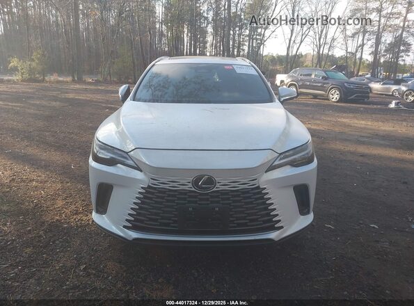 2T2BAMCAXRC082450 2024 LEXUS RX 350 White ხელსაწყოთა პანელის ხედი
