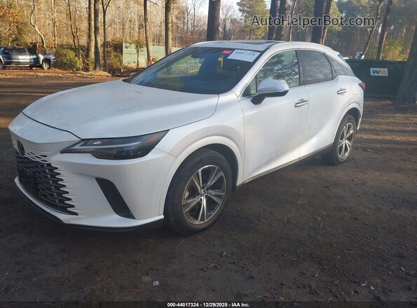 2T2BAMCAXRC082450 2024 LEXUS RX 350 White წინა მარცხენა ხედი სამი მეოთხედიდან