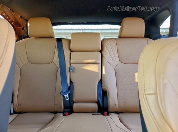 2T2BBMCA4RC023004 2024 LEXUS RX Orange უკანა სავარძლების ხედი