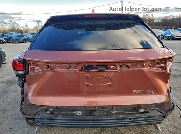 2T2BBMCA4RC023004 2024 LEXUS RX Orange უკანა ხედი