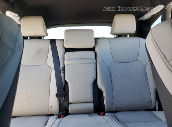 2T2BBMCA4SC080793 2025 LEXUS RX Black Rear seats view