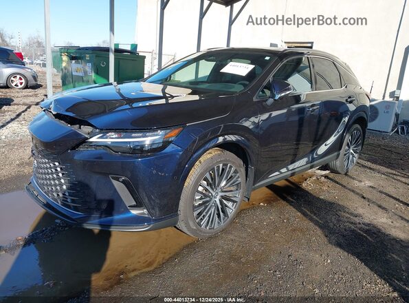 2T2BBMCA6RC028186 2024 LEXUS RX 350H Blue წინა მარცხენა ხედი სამი მეოთხედიდან