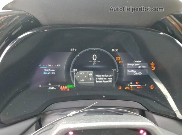 2T2BBMCAXSC089949 2025 LEXUS RX Gray ხელსაწყოთა პანელის ხედი