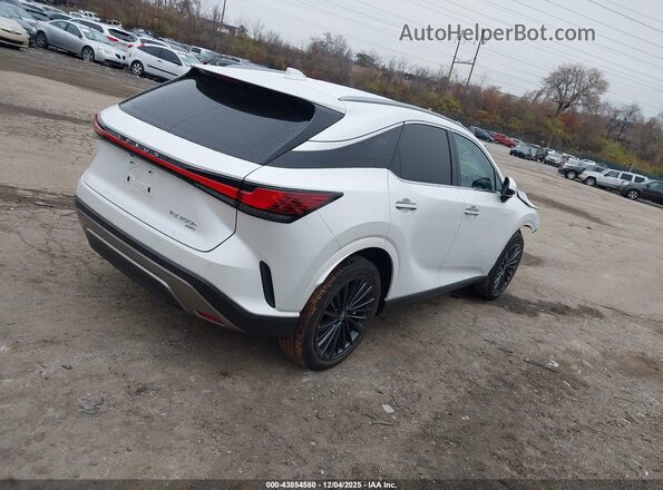2T2BBMCAXSC098389 2025 LEXUS RX 350H Белый Задняя правая четверть