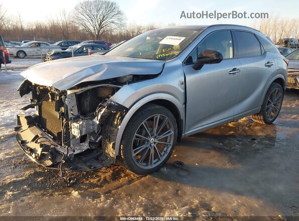 2T2BCMEA3RC015406 2024 LEXUS RX 500H Silver წინა მარცხენა ხედი სამი მეოთხედიდან