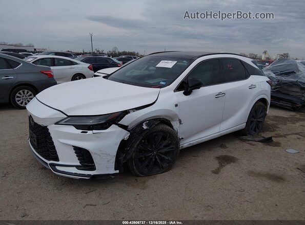 2T2BCMEA9RC012784 2024 LEXUS RX 500H White წინა მარცხენა ხედი სამი მეოთხედიდან