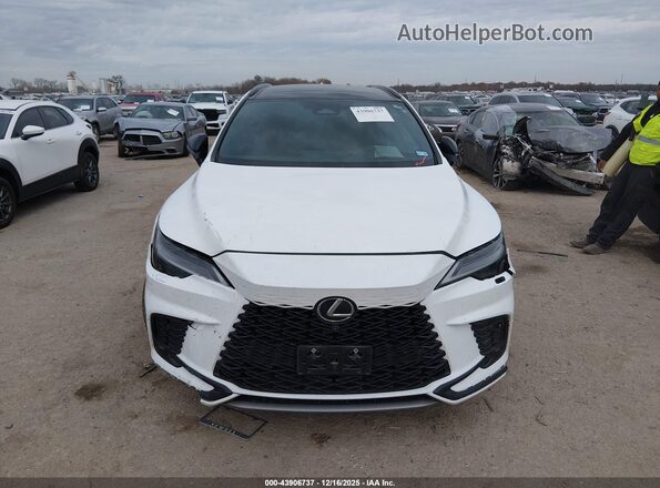2T2BCMEA9RC012784 2024 LEXUS RX 500H White წინა პანელის ხედი
