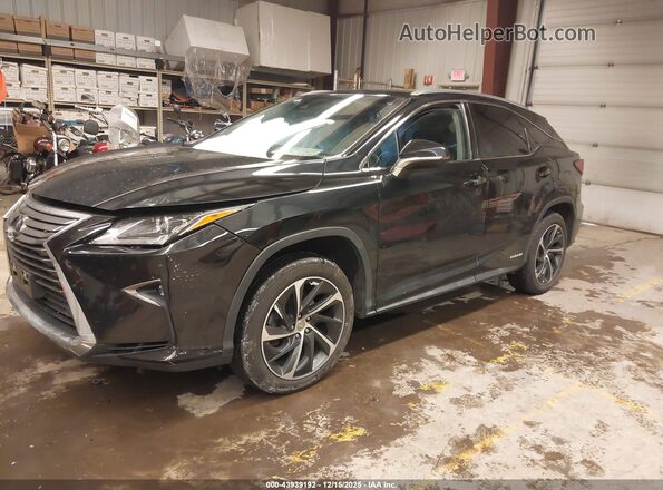 2T2BGMCA2HC011644 2017 LEXUS RX 450H Black Передня ліва чверть