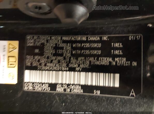 2T2BGMCA2HC011644 2017 LEXUS RX 450H Black Вид підкапотного простору