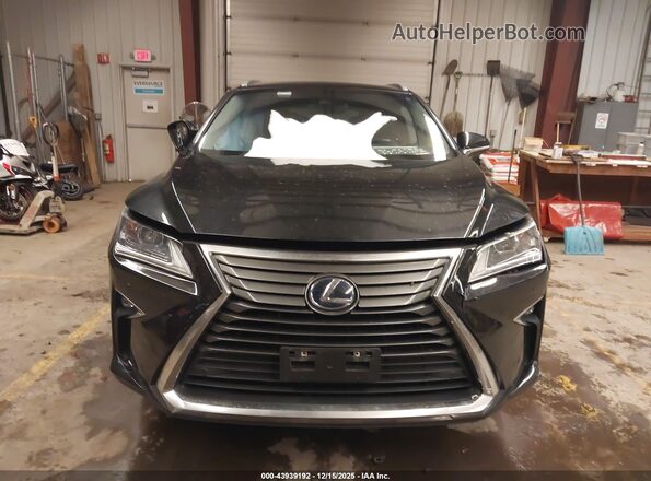 2T2BGMCA2HC011644 2017 LEXUS RX 450H Black Вид щитка приладів