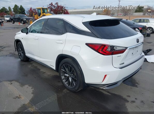 2T2BGMCA2JC021760 2018 LEXUS RX 450H White Rear left