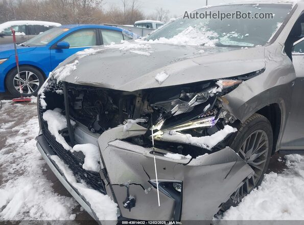 2T2BGMCA2JC025551 2018 LEXUS RX 450H Gray Դիմացի տեսք