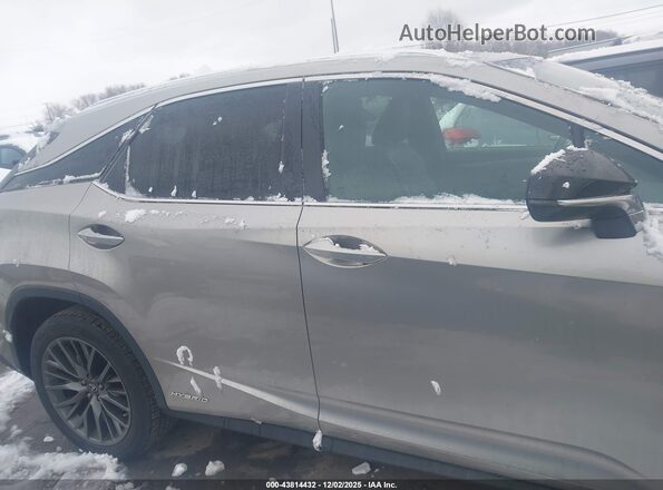 2T2BGMCA2JC025551 2018 LEXUS RX 450H Gray Սալոնի հետևի տեսք