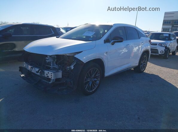 2T2BGMCA9JC028043 2018 LEXUS RX 450H Белый Передняя левая четверть