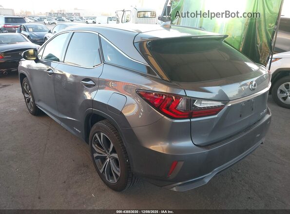 2T2BGMCAXKC033477 2019 LEXUS RX 450H Серый Задняя левая четверть