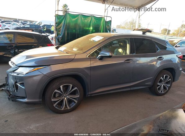 2T2BGMCAXKC033477 2019 LEXUS RX 450H Серый Панорамный вид салона 360°