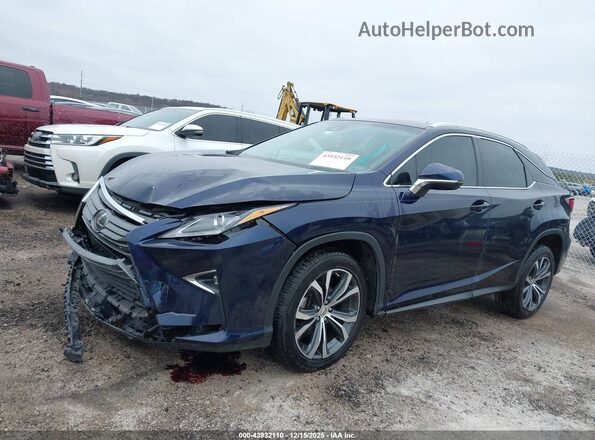 2T2BZMCA1GC042649 2016 LEXUS RX 350 Blue Առջևի ձախ երեք քառորդ տեսարան