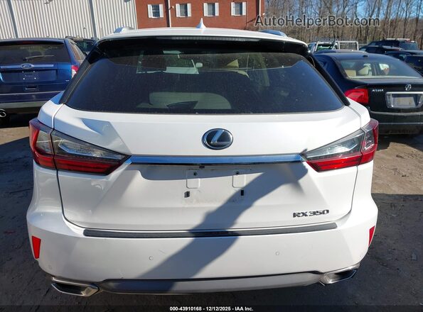 2T2BZMCA6GC041495 2016 LEXUS RX 350 White 