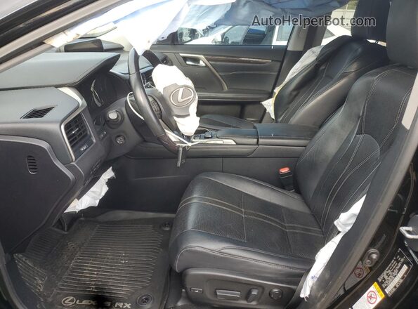 2T2BZMCA7GC011566 2016 LEXUS RX Black Widok wnętrza z przodu