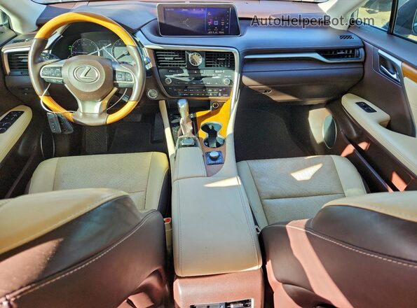 2T2BZMCA7GC030926 2016 LEXUS RX Blue Вид панелі приладів