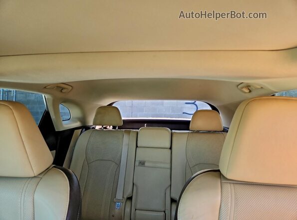 2T2BZMCA7GC030926 2016 LEXUS RX Blue Вид задніх сидінь