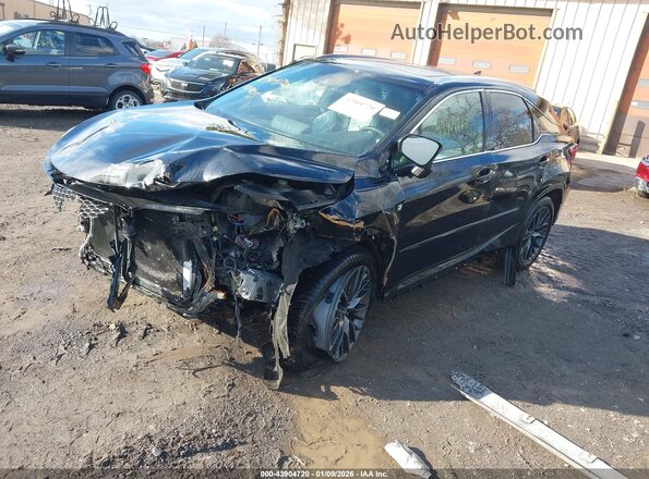 2T2BZMCA7GC045166 2016 LEXUS RX 350 Black Առջևի ձախ երեք քառորդ տեսարան