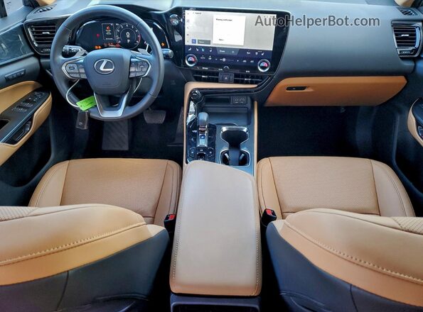 2T2GDCAZ5RC006375 2024 LEXUS NX Tan Dashboard view