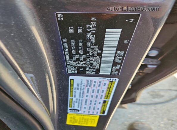 2T2GDCAZ7RC015059 2024 LEXUS NX Gray VIN კოდის სტიკერის ხედი
