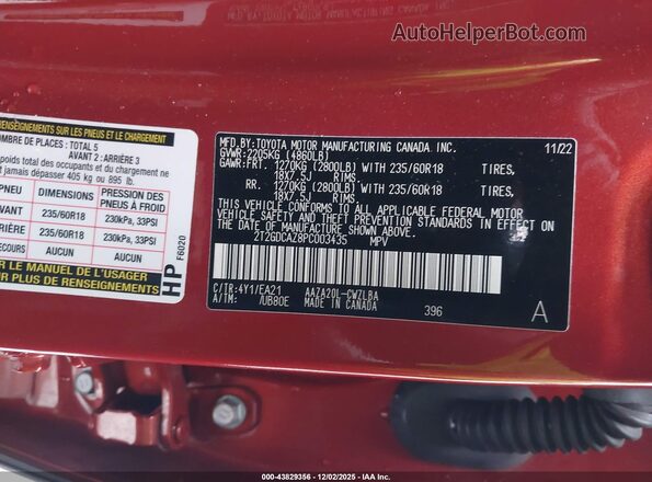 2T2GDCAZ8PC003435 2023 LEXUS NX 250 Orange Շարժիչի բաժամունքի տեսք