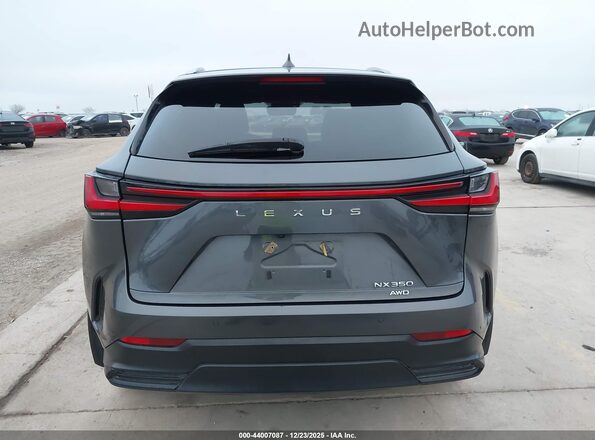 2T2GGCEZ1NC009902 2022 LEXUS NX 350 Gray 