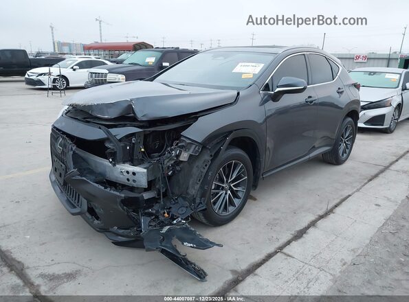 2T2GGCEZ1NC009902 2022 LEXUS NX 350 Gray Vista tres cuartos delantera izquierda