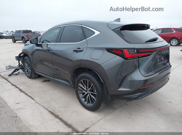 2T2GGCEZ1NC009902 2022 LEXUS NX 350 Gray Trasero izquierdo
