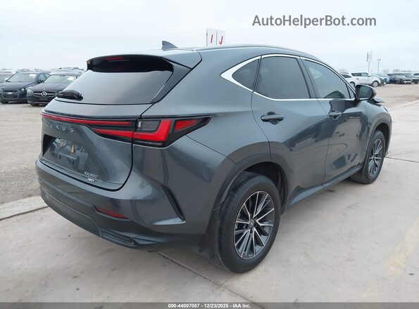 2T2GGCEZ1NC009902 2022 LEXUS NX 350 Gray Trasero derecho