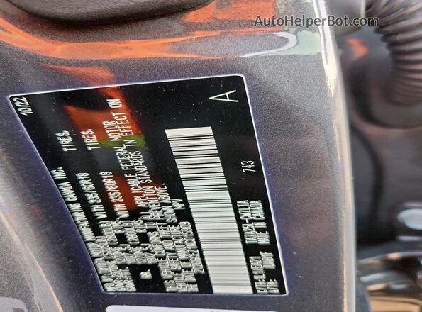 2T2GGCEZ1NC015909 2022 LEXUS NX Серый Вид наклейки с VIN-кодом