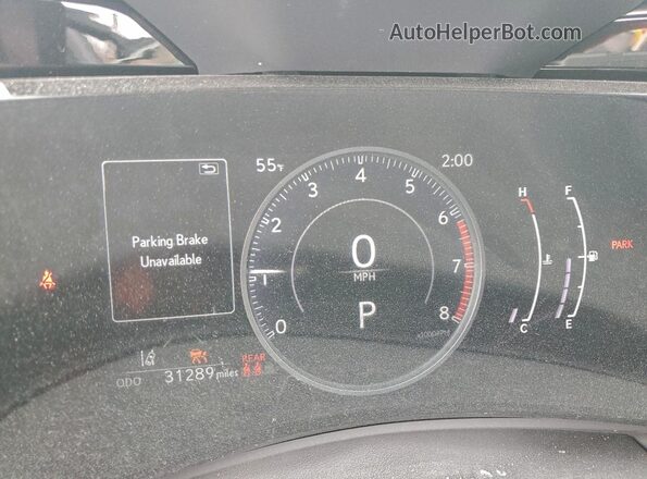 2T2GGCEZ7NC014490 2022 LEXUS NX Black ხელსაწყოთა პანელის ხედი