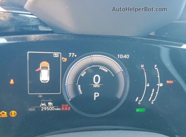 2T2GKCEZ2RC023666 2024 LEXUS NX Blue Instrument cluster view