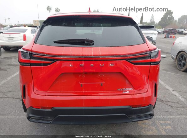 2T2GKCEZ4SC042046 2025 LEXUS NX 350H Red 