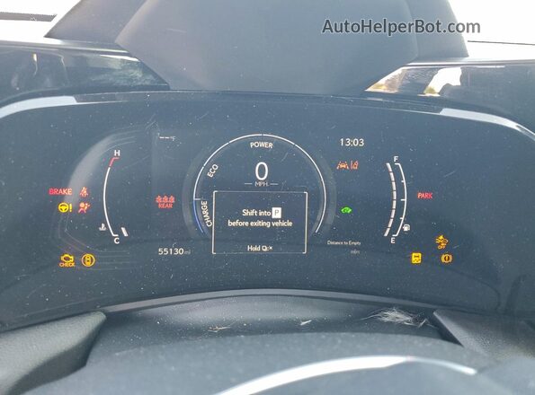 2T2GKCEZ7NC002998 2022 LEXUS NX Brown ხელსაწყოთა პანელის ხედი