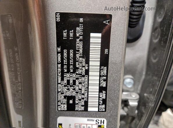 2T2HGCEZ7SC069683 2025 LEXUS NX Silver 