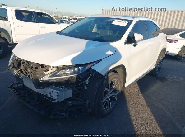 2T2HGMDA0NC077369 2022 LEXUS RX 450H Белый Передняя левая четверть