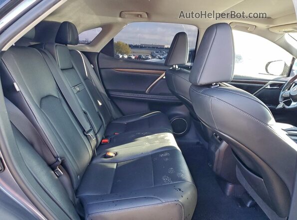 2T2HGMDA3MC066364 2021 LEXUS RX Charcoal Rear interior view