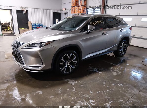 2T2HGMDA6LC055602 2020 LEXUS RX 450H Gray წინა მარცხენა ხედი სამი მეოთხედიდან