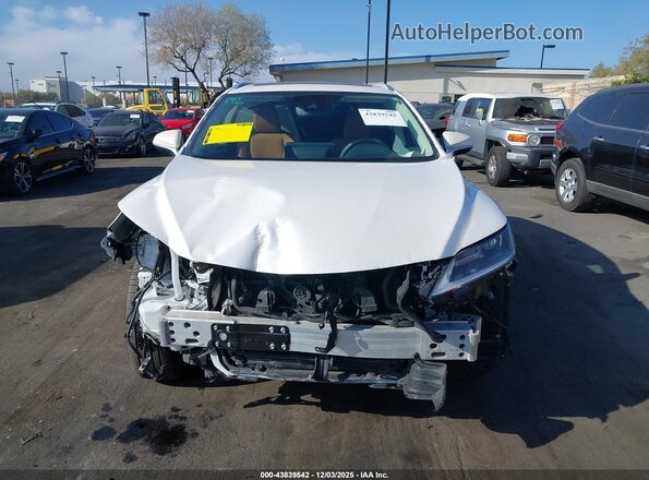 2T2HGMDA6NC080633 2022 LEXUS RX 450H White Widok wnętrza z tyłu