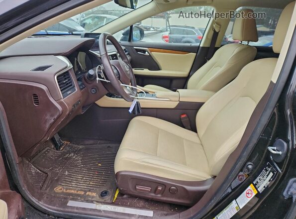 2T2HGMDAXLC044201 2020 LEXUS RX Black წინა სალონის ხედი