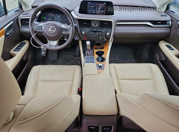 2T2HGMDAXLC044201 2020 LEXUS RX Black წინა პანელის ხედი