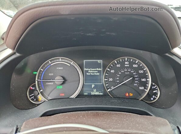 2T2HGMDAXLC044201 2020 LEXUS RX Black ხელსაწყოთა პანელის ხედი