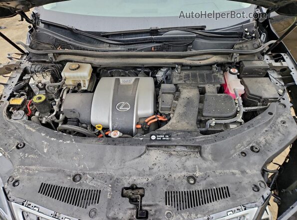2T2HGMDAXLC044201 2020 LEXUS RX Black ძრავის განყოფილების ხედი