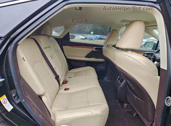 2T2HGMDAXLC044201 2020 LEXUS RX Black უკანა სალონის ხედი