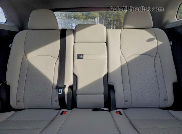 2T2HZMAA4LC176109 2020 LEXUS RX White Вид задніх сидінь